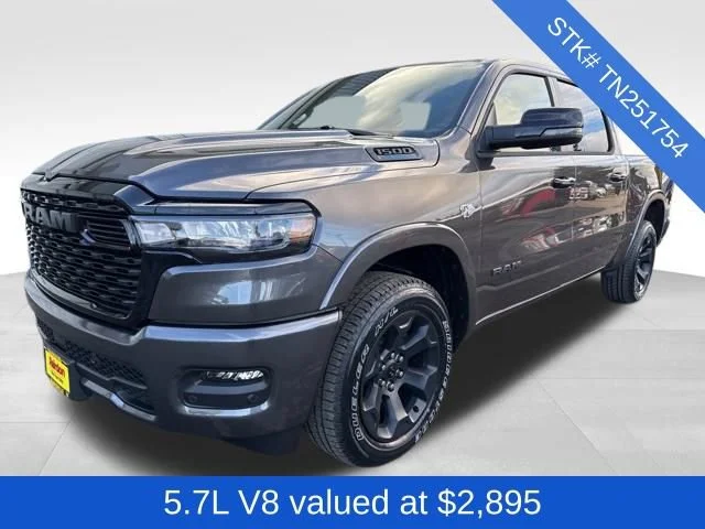 New 2026 Granite Crystal Metallic Clear-Coat Exterior Paint RAM Big Horn image 3