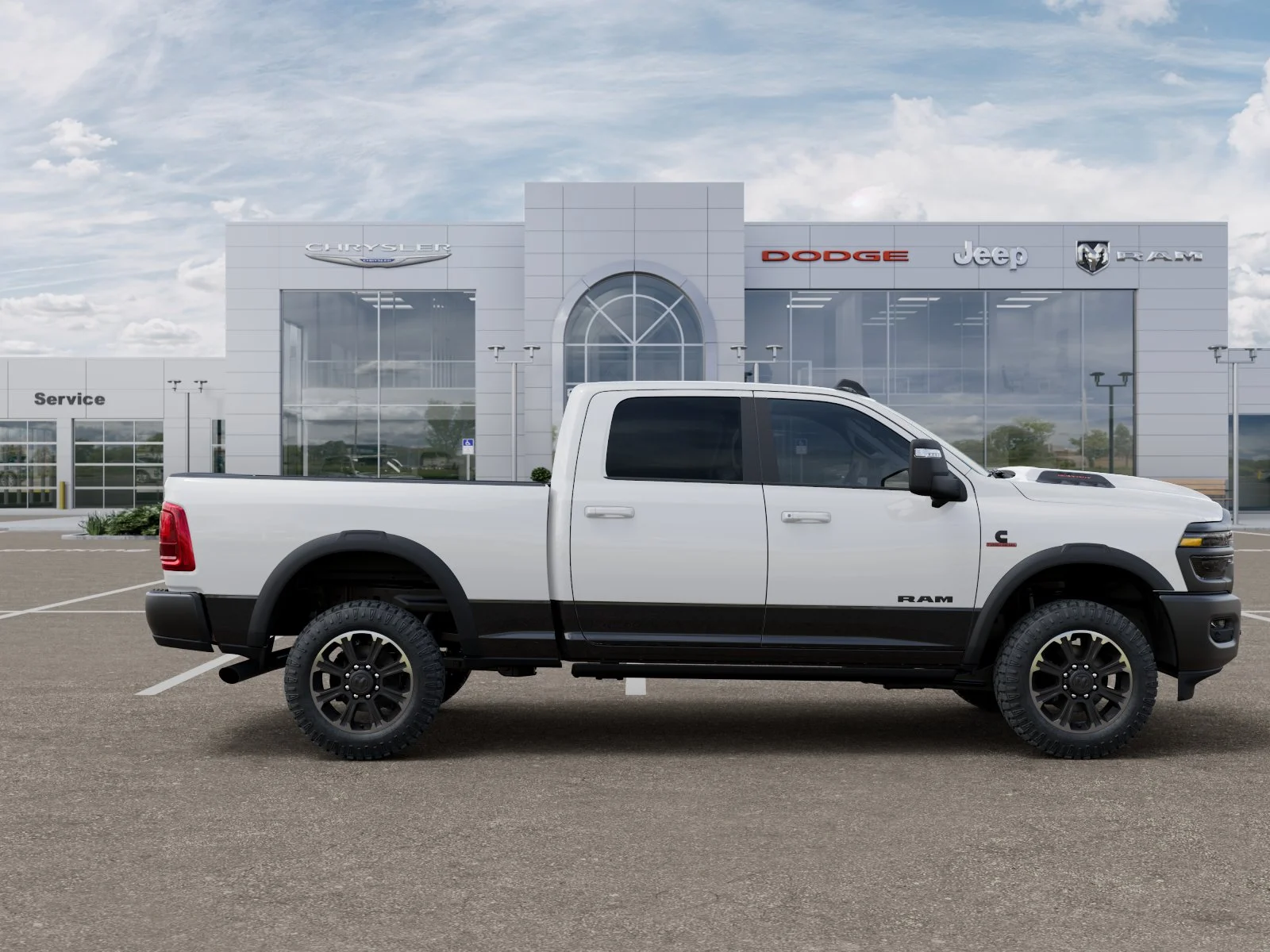 New 2026 Bright White Clearcoat RAM Rebel image 49