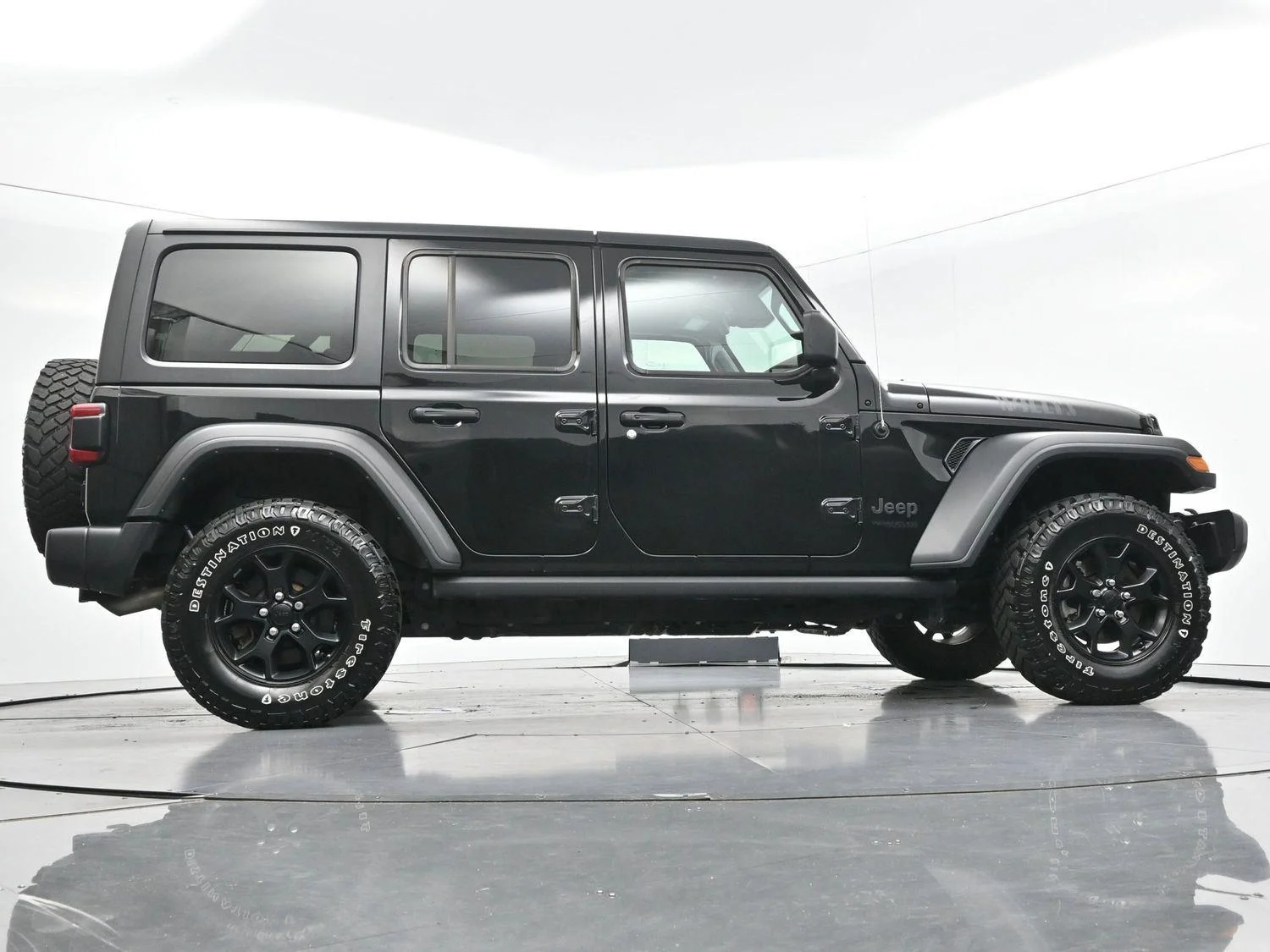 Used 2022 Black Clearcoat Jeep Unlimited Willys image 51