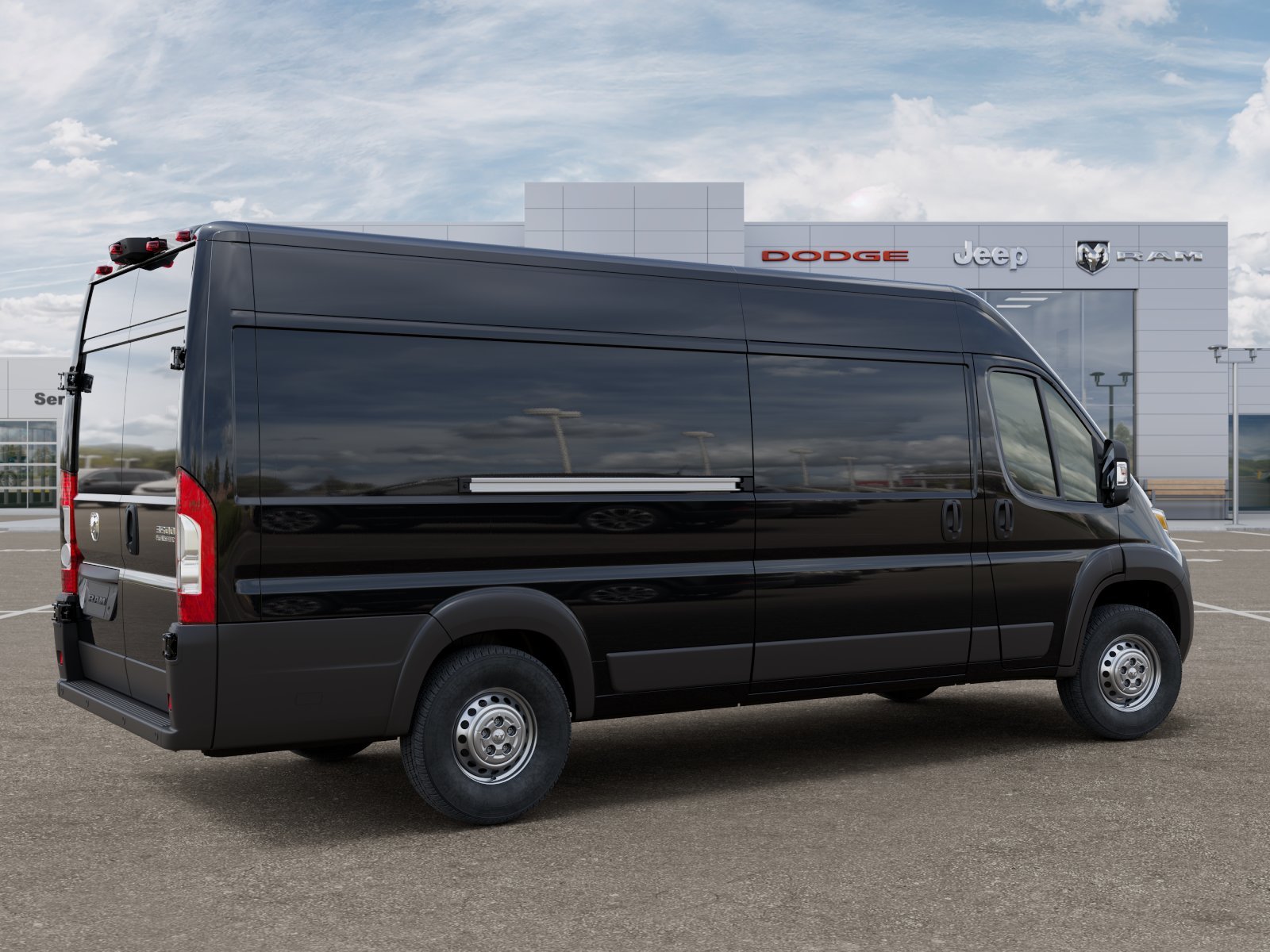 New 2026 Black Clear-Coat Exterior Paint RAM High Roof image 4