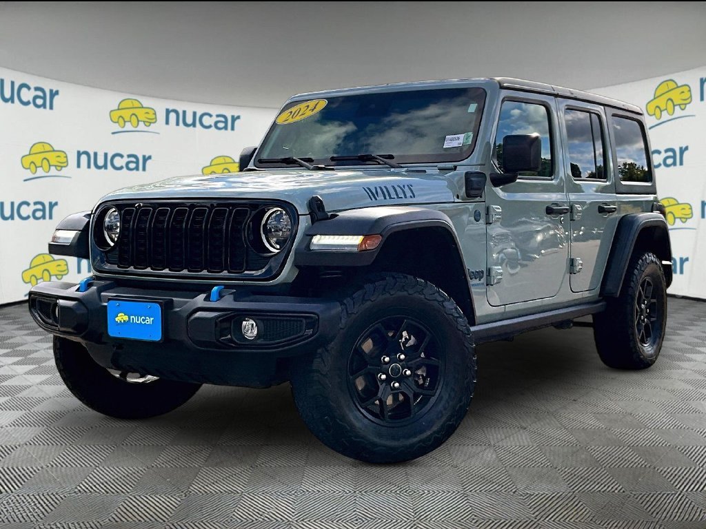 Used 2024 Gray Jeep Willys 4xe image 3