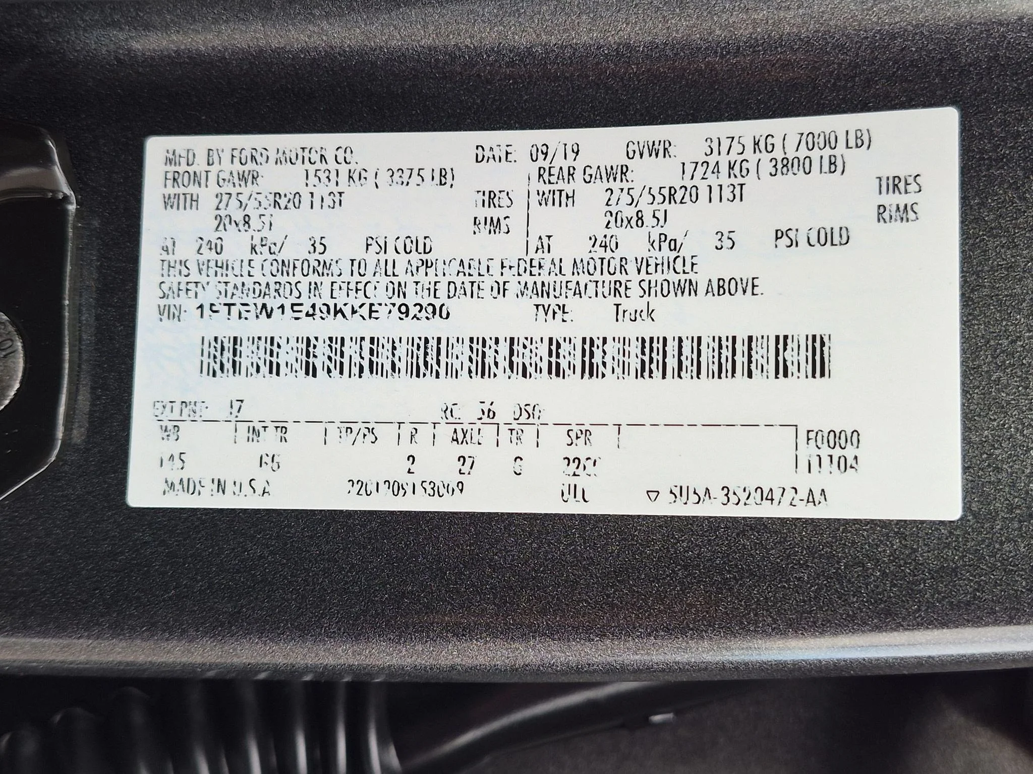 Used 2019 Magnetic Metallic Ford XL image 25