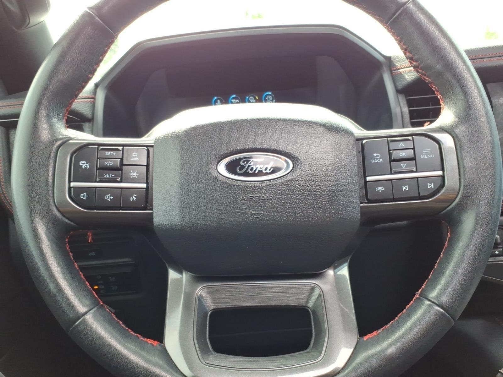 Used 2024 Star White Metallic Tri-Coat Ford Limited image 24