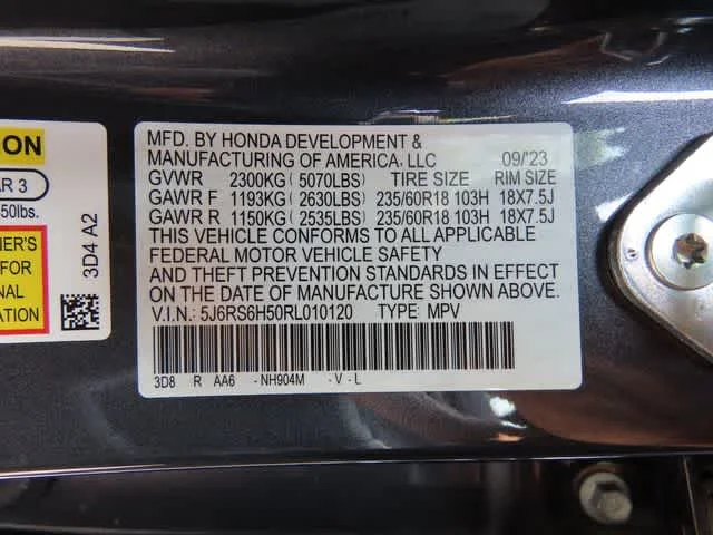 Certified Used 2024 Meteorite Gray Metallic Honda Sport image 28