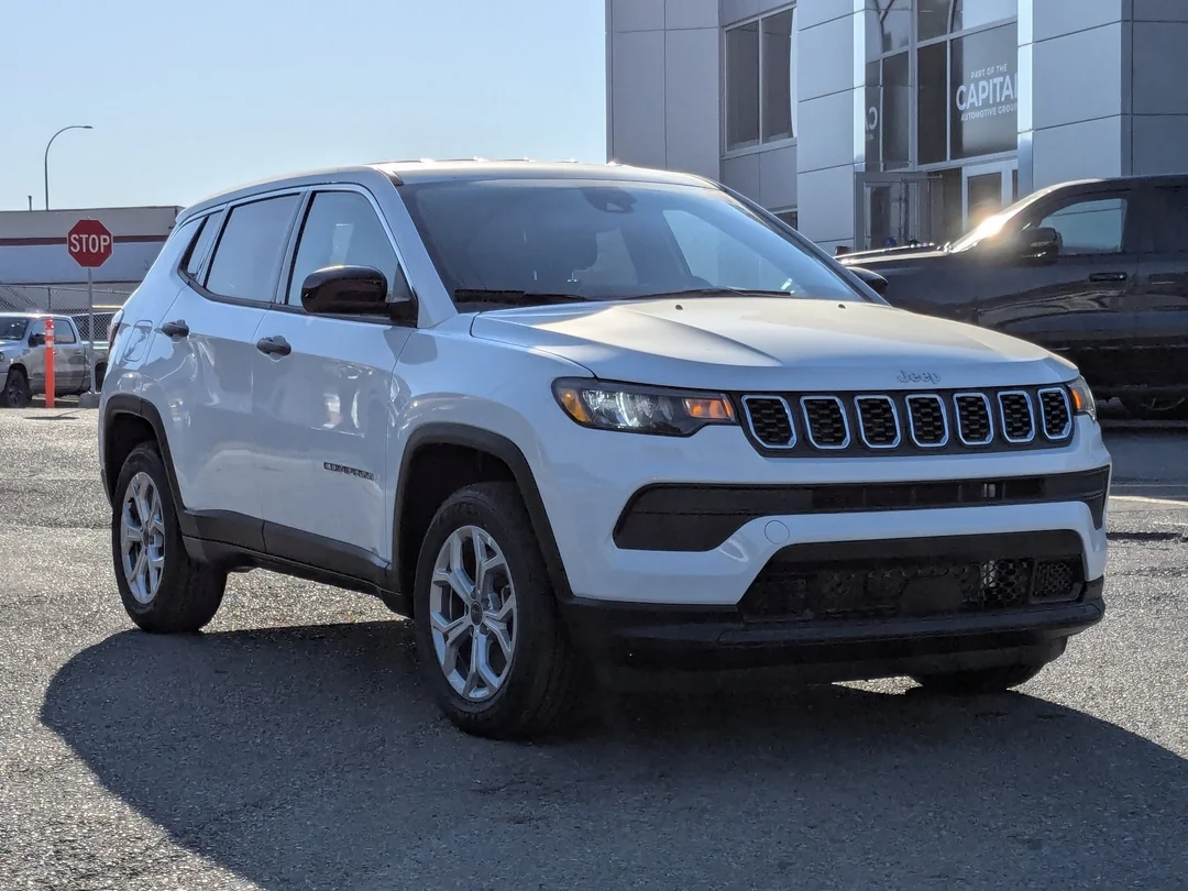 New 2025 White Jeep Sport - - 4x4 - 4.99% O.A.C - Heated Seats & More! image 2