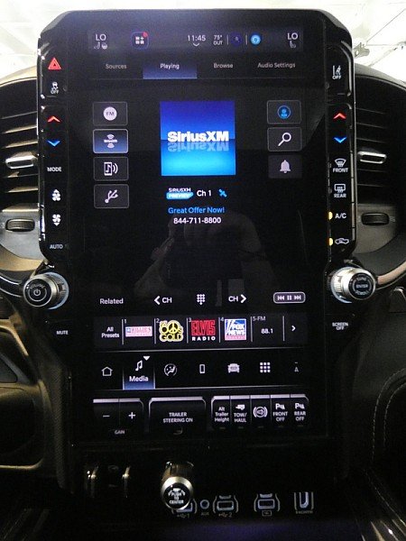 Used 2025 DIAMOND BLACK CRYSTAL PEARLCOAT Ram Limited Mega Cab 6