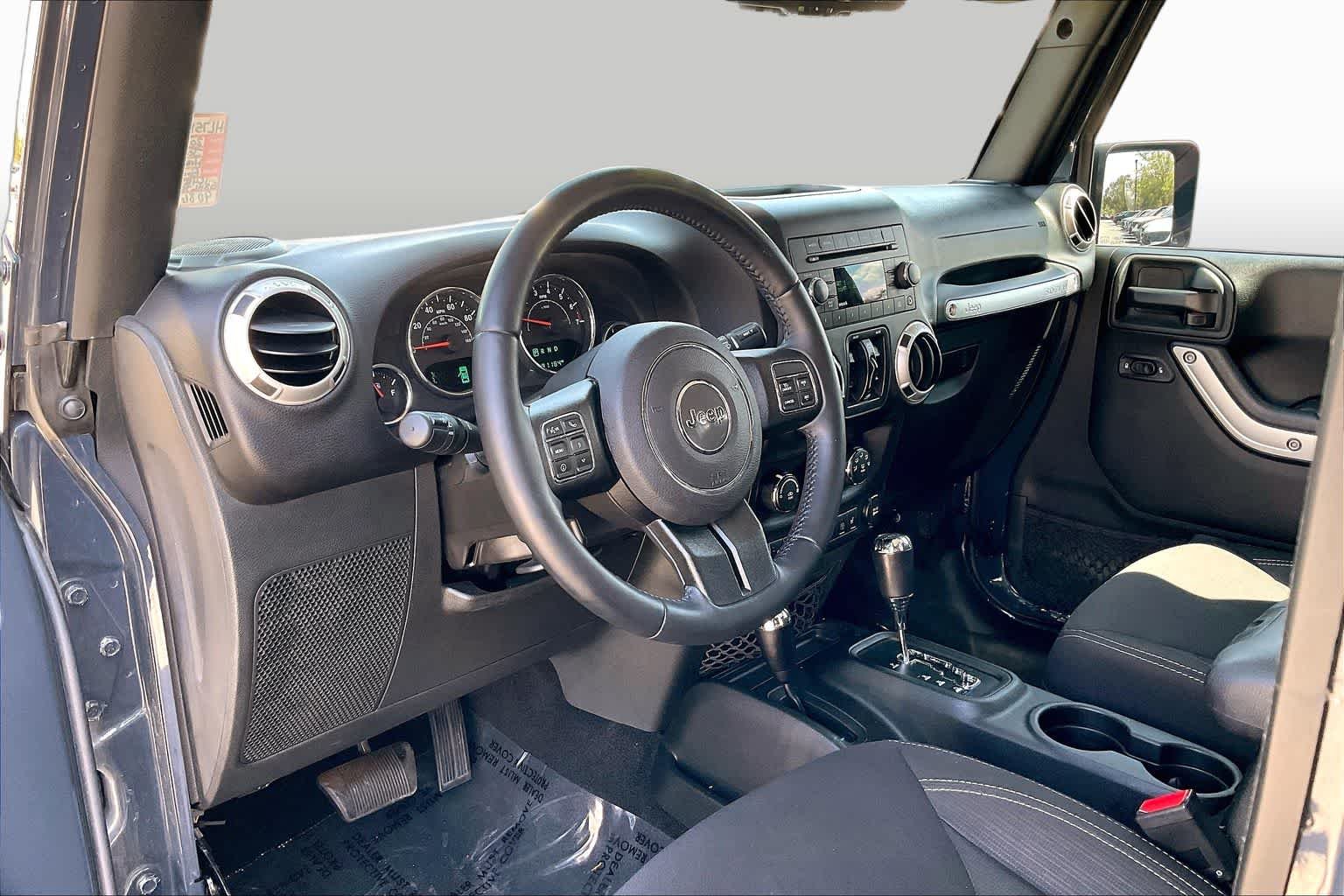 Used 2017 Rhino Clearcoat Jeep Sahara image 14