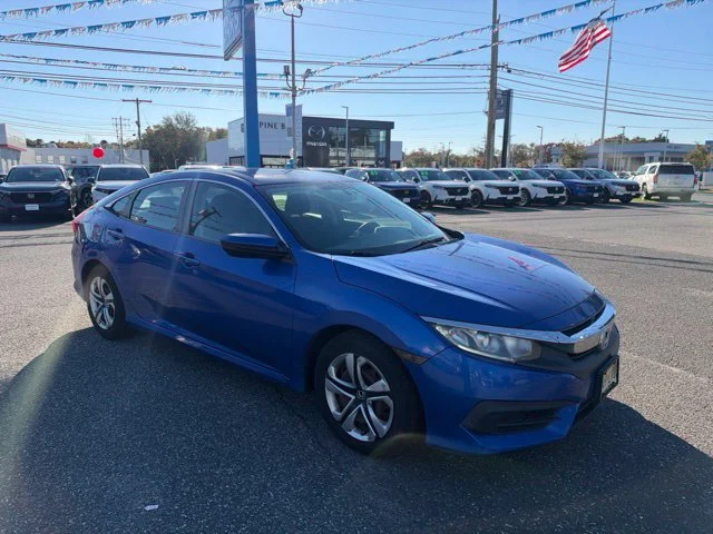 Certified Used 2017 Aegean Blue Metallic Honda LX image 3