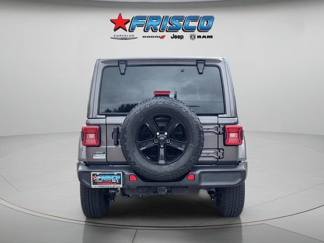 Used 2021 Gray Jeep Unlimited Sahara Altitude image 6