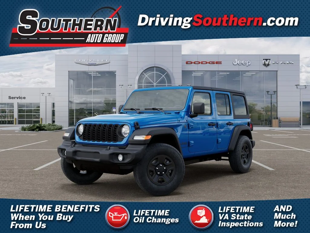 New 2026 Hydro Blue Pearl-Coat Exterior Paint Jeep Sport image 1