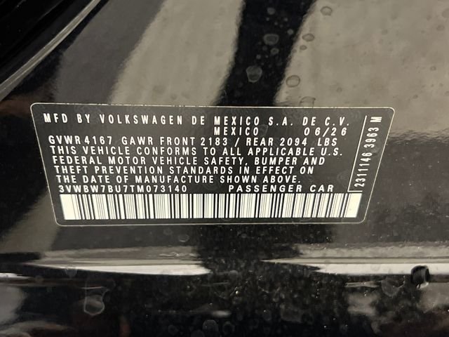 New 2026 Black Volkswagen 1.5T Sport image 19