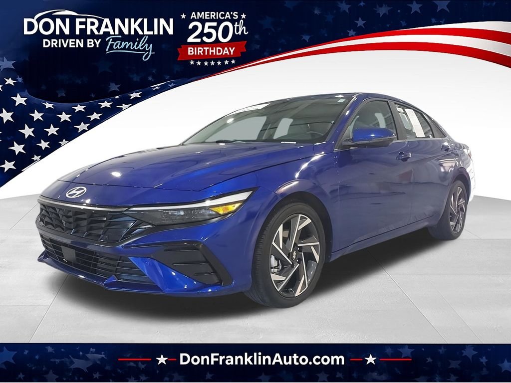Used 2024 Blue Hyundai Limited image 1