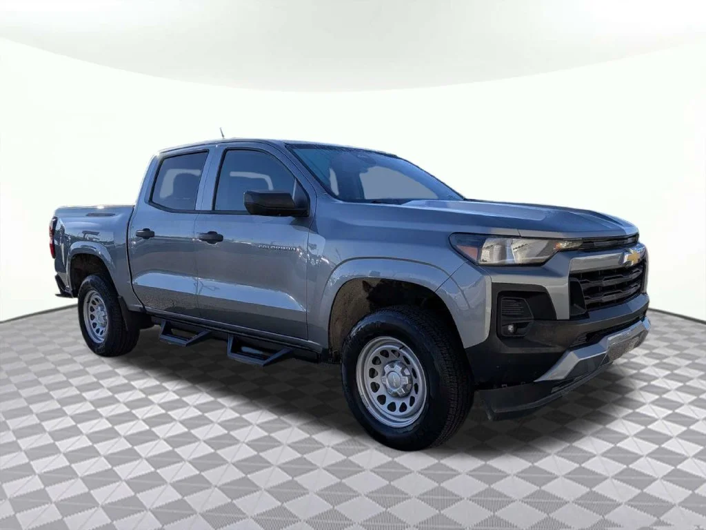 Certified Used 2024 Sterling Gray Metallic Chevrolet Work Truck image 1
