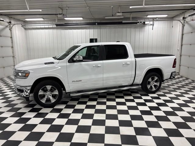 Used 2021 RAM Ram 1500 Pickup Laramie with VIN 1C6SRFJTXMN525920 for sale in Rochester, Minnesota