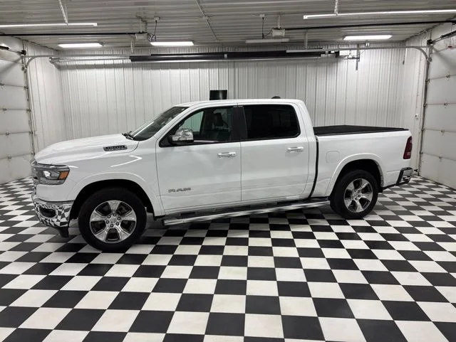 Used 2021 RAM Ram 1500 Pickup Laramie with VIN 1C6SRFJTXMN525920 for sale in Rochester, Minnesota