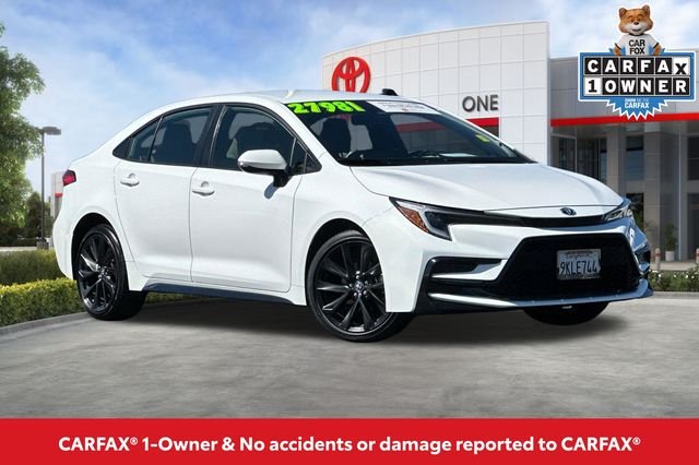 Certified Used 2024 White Toyota SE image 2