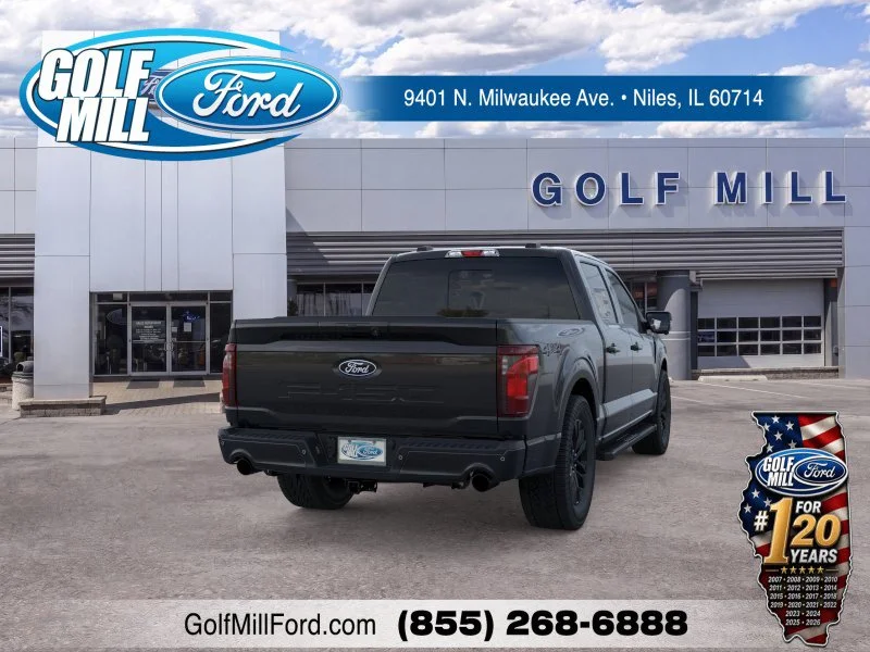 New 2026 Agate Black Metallic Ford XLT image 7
