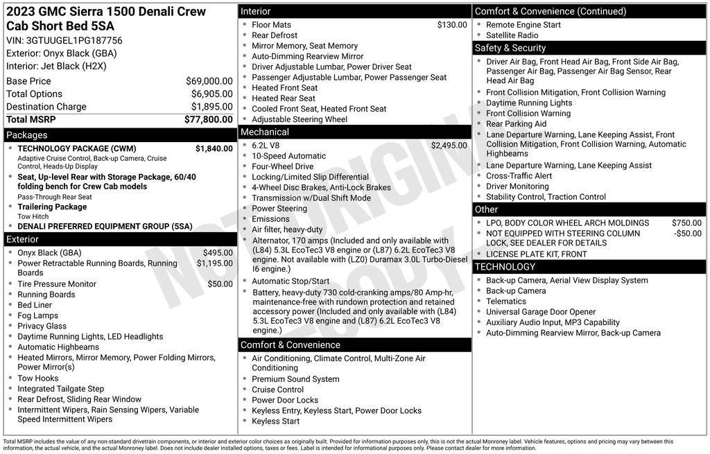 Used 2023 Black GMC Denali image 37