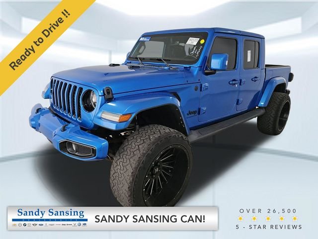 Used 2022 Blue Jeep Overland image 1
