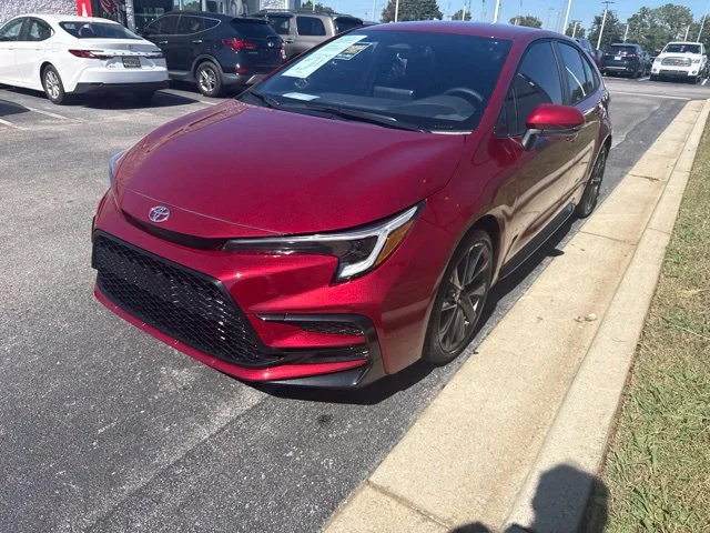 Certified Used 2026 Red Toyota SE image 3