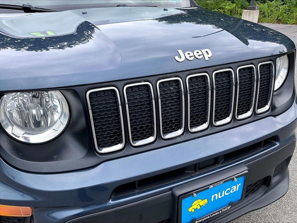 Used 2021 Slate Blue Pearlcoat Jeep Sport image 27