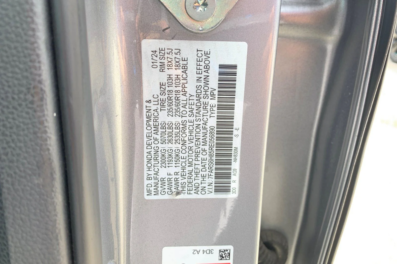 Certified Used 2024 Lunar Silver Metallic Honda Sport-L image 30