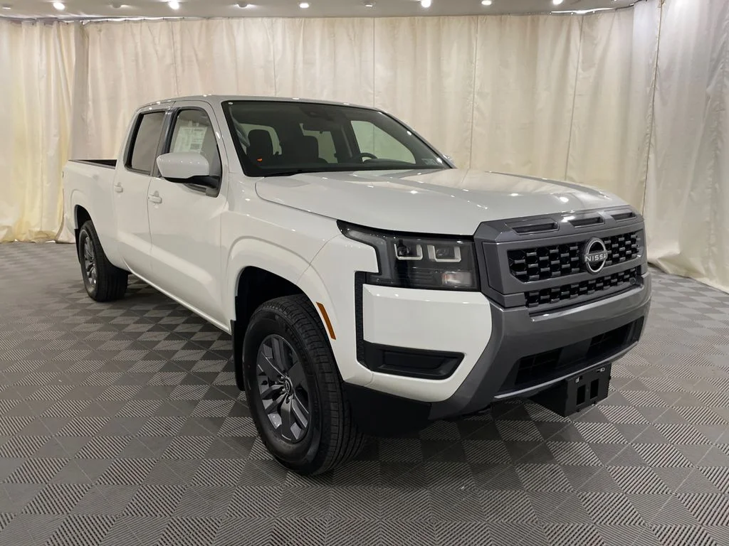New 2026 Glacier White Nissan Crew Cab SV Long Bed image 3