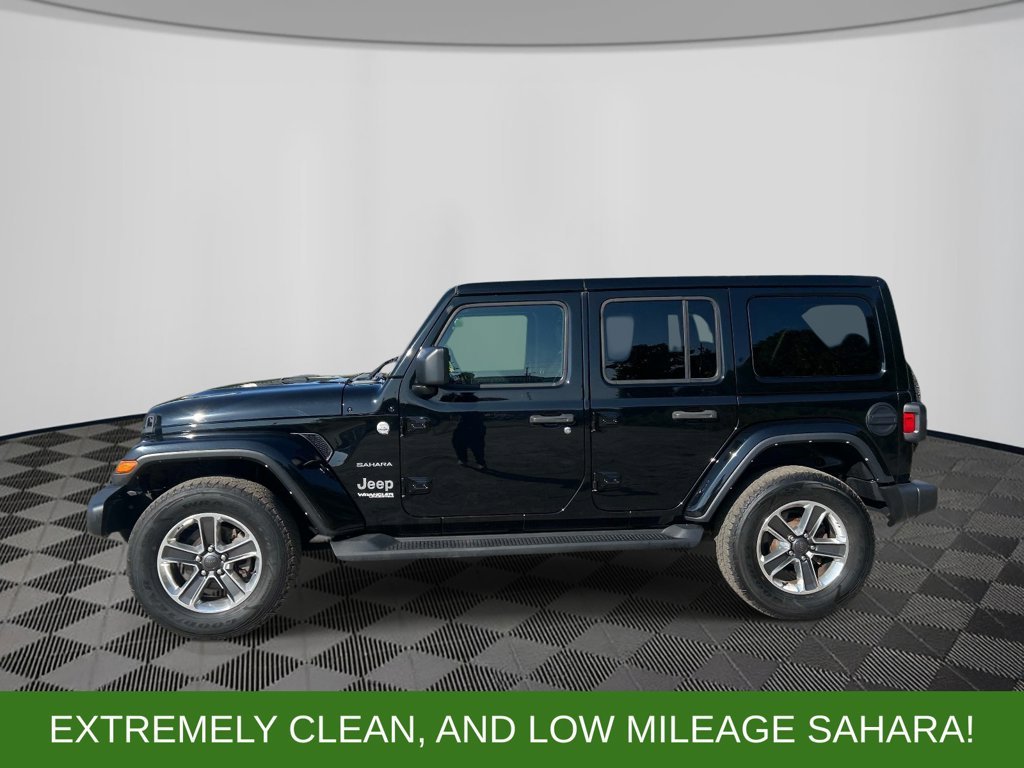 Used 2022 Black Jeep Unlimited Sahara image 2