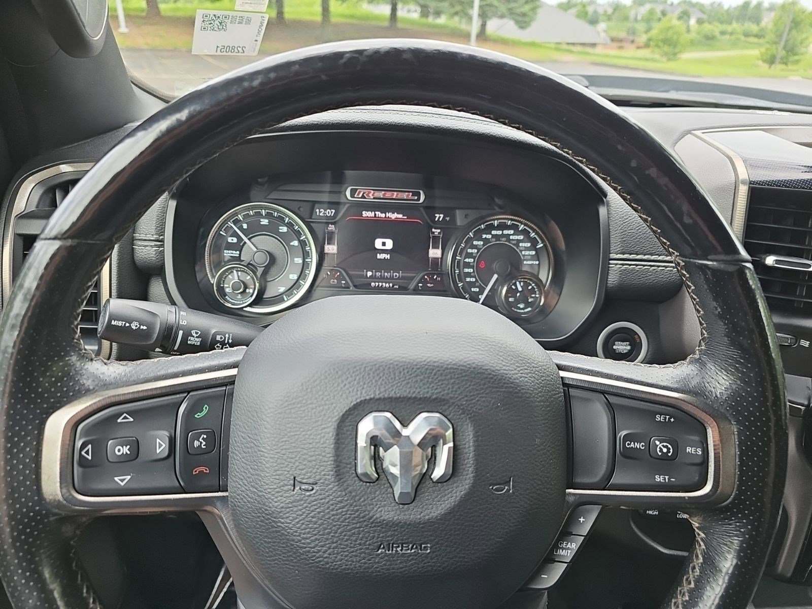 Used 2020 Maximum Steel Metallic Clearcoat Ram Rebel image 22