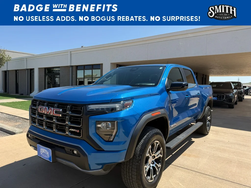 Used 2023 Dynamic Blue Metallic GMC 4WD AT4 image 9
