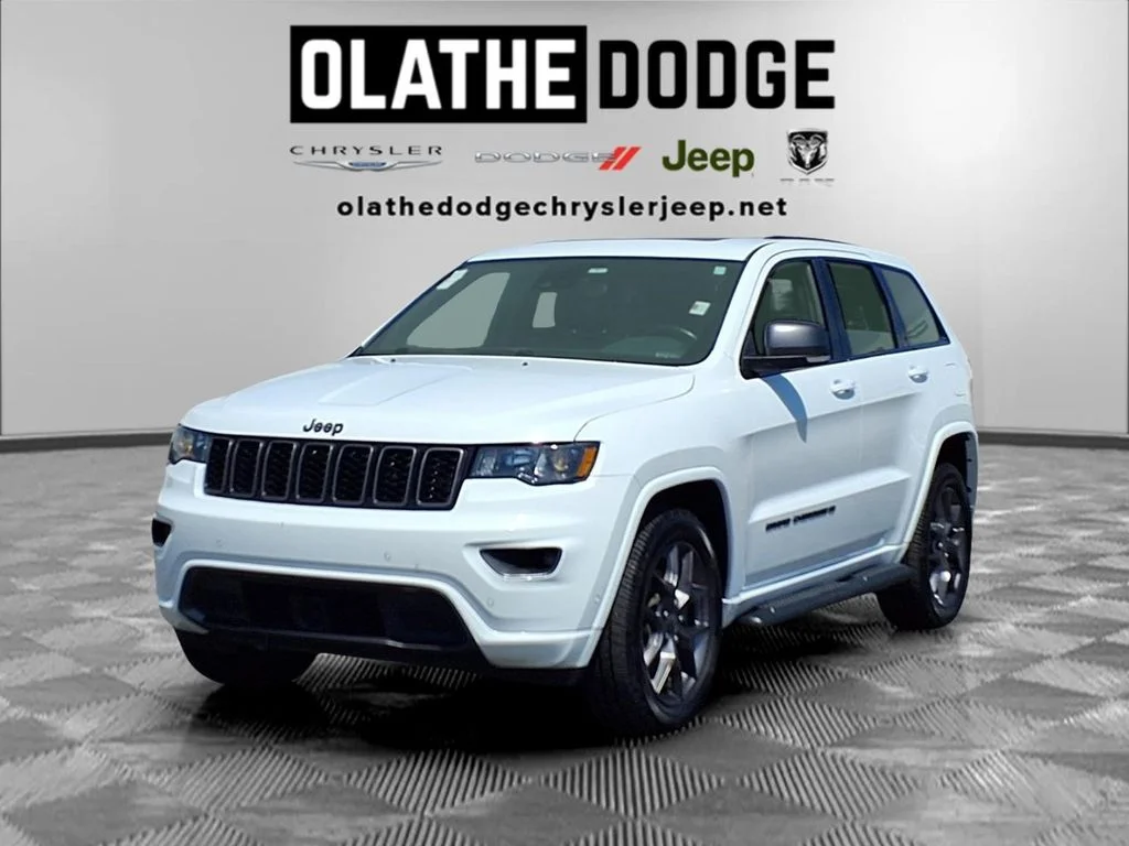 Used 2021 White Jeep Limited image 1
