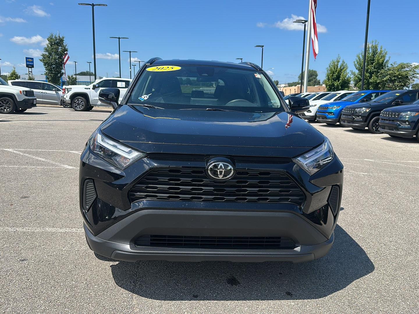 Used 2025 Midnight Black Metallic Toyota XLE image 6