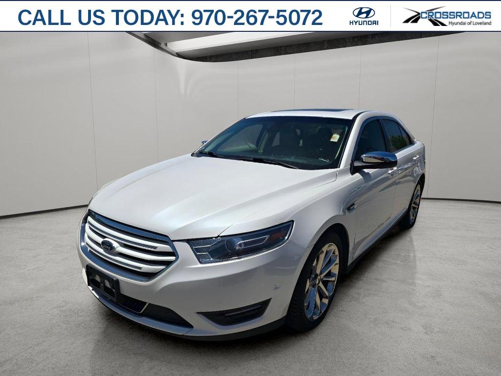 Used 2016 White Platinum Metallic Tri-Coat Ford Limited image 1