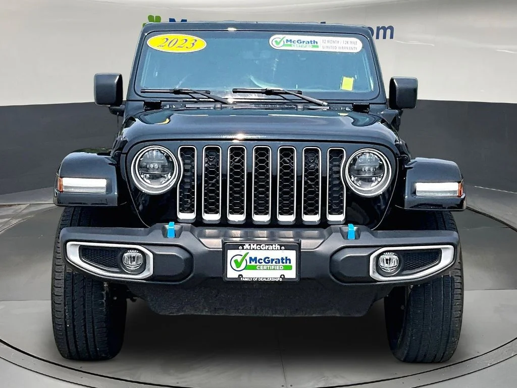 Used 2023 Black Jeep Sahara 4xe image 2