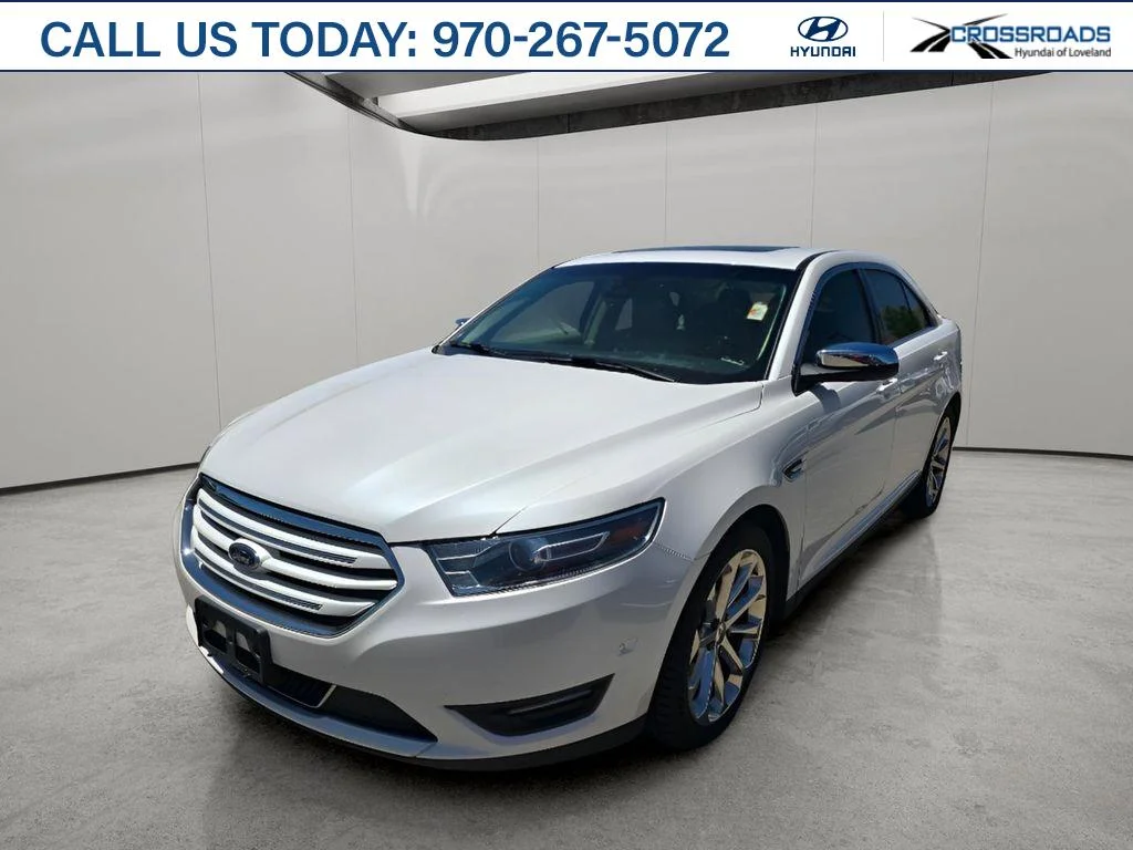 Used 2016 White Platinum Metallic Tri-Coat Ford Limited image 1