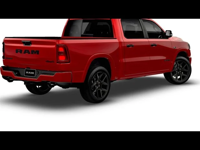New 2026 Molten Red Pearl-Coat Exterior Paint RAM Laramie image 2