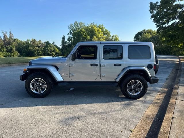 Used 2020 Silver Jeep Unlimited Sahara image 4