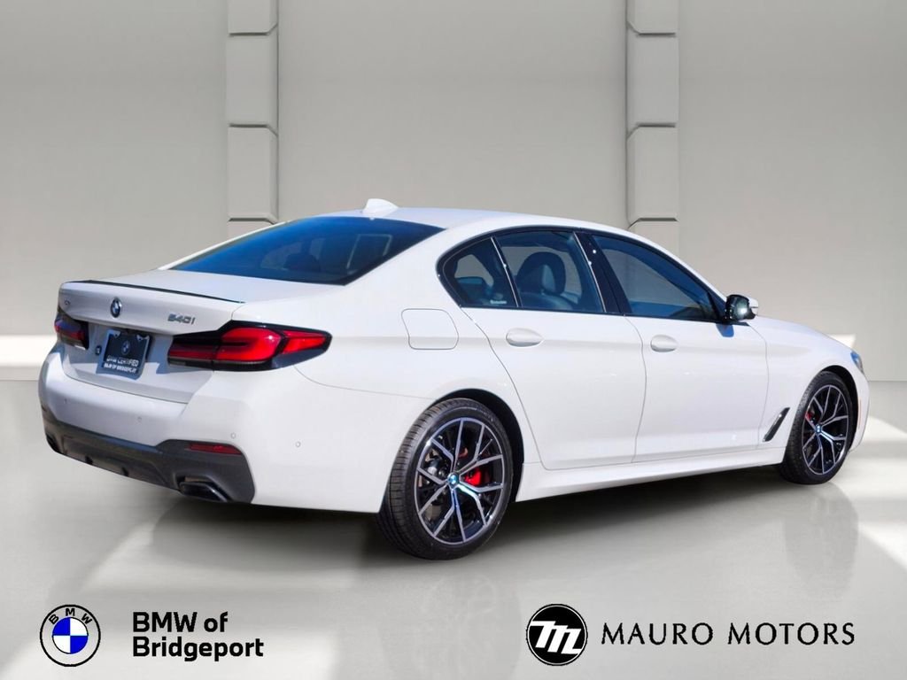 Certified Used 2023 White BMW 540i xDrive image 3