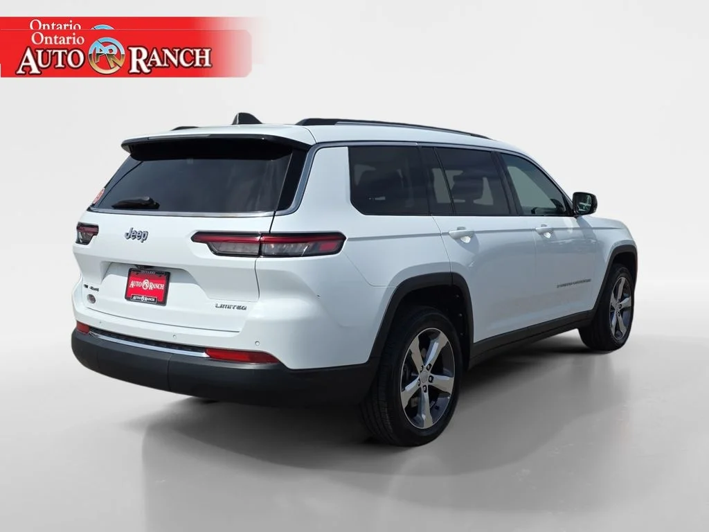 Used 2021 Bright White Clearcoat Jeep Limited image 5
