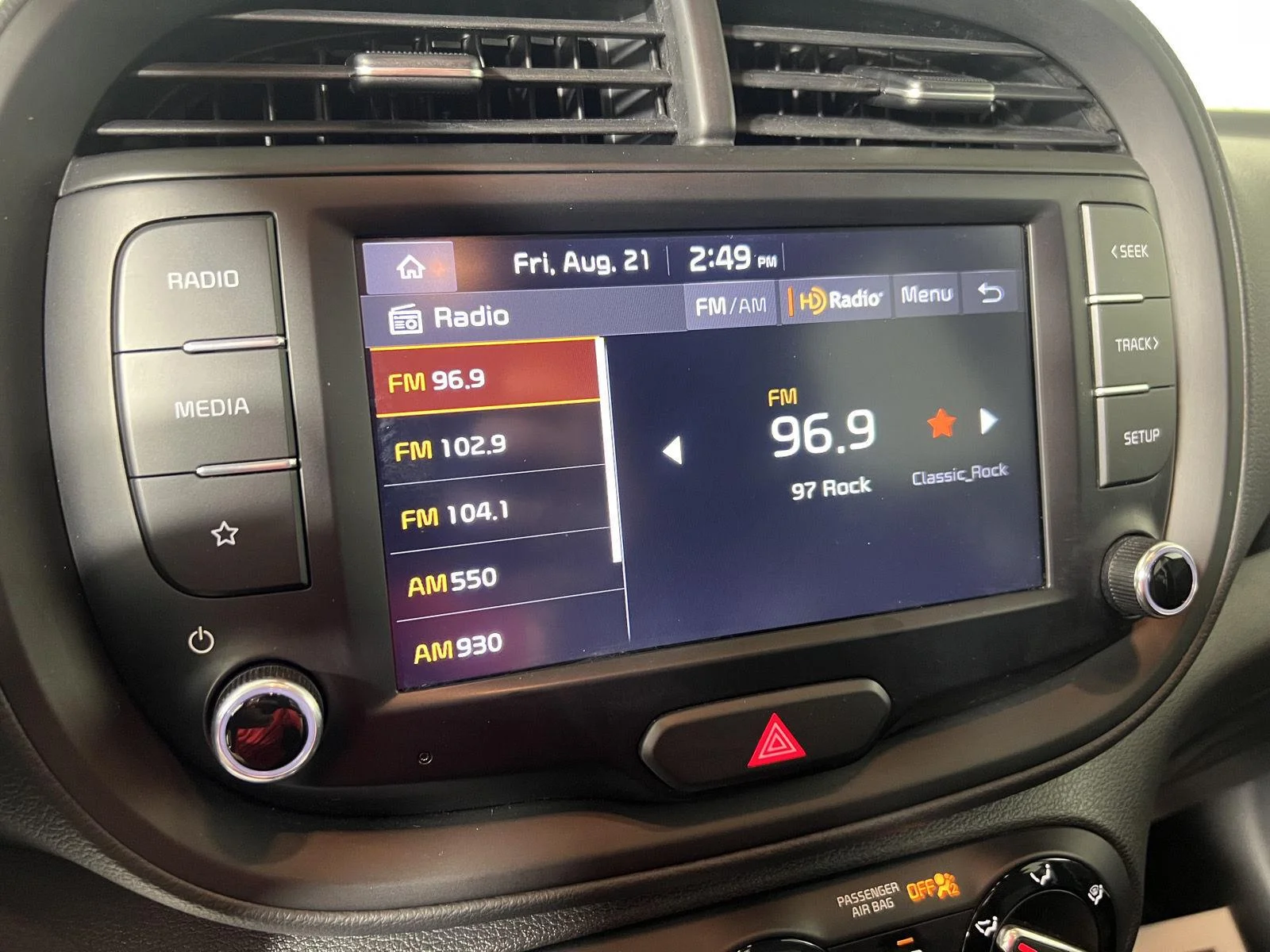 Used 2023 Fusion Black Kia LX image 11