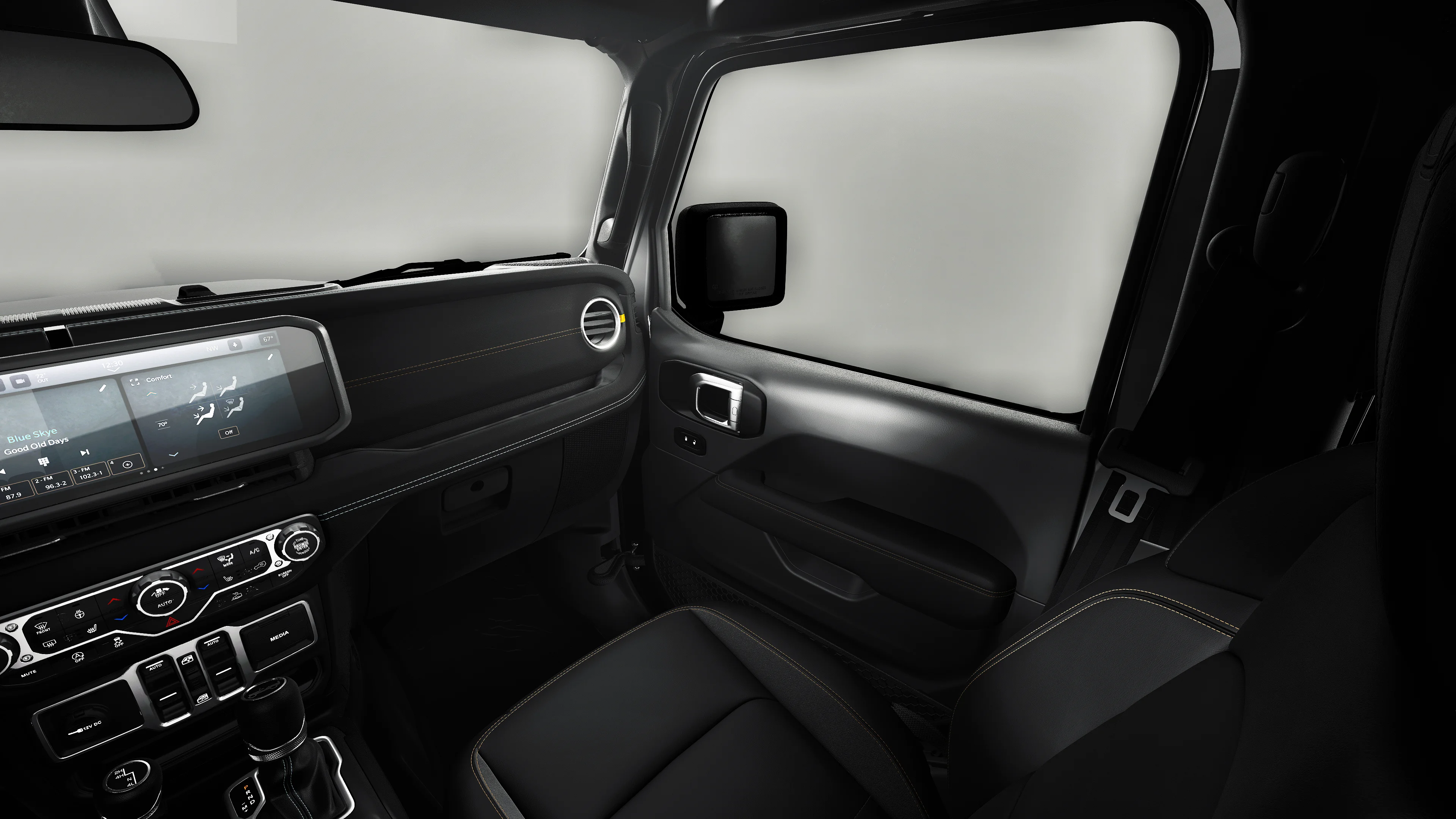 New 2027 Black Clear-Coat Paint Jeep Sahara image 7
