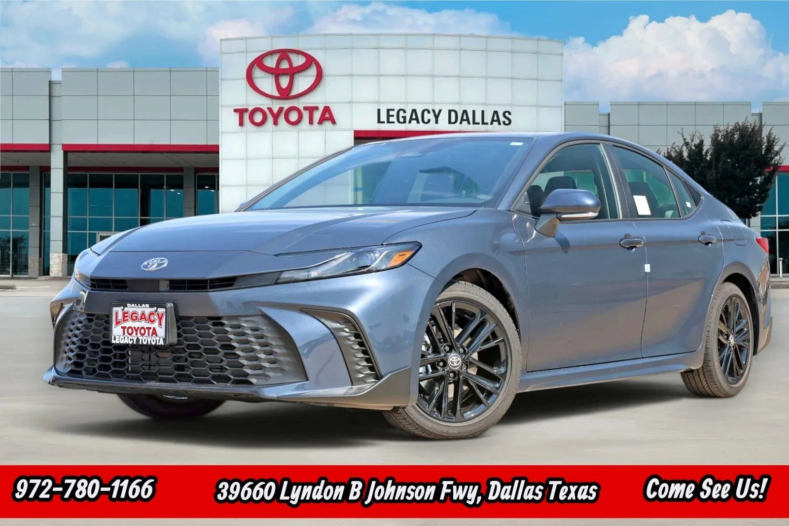 New 2026 Dark Cosmos Toyota SE image 1