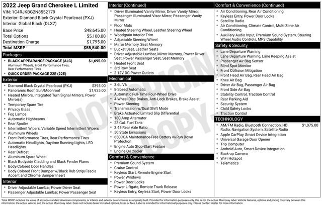 Certified Used 2022 Black Jeep Limited image 9