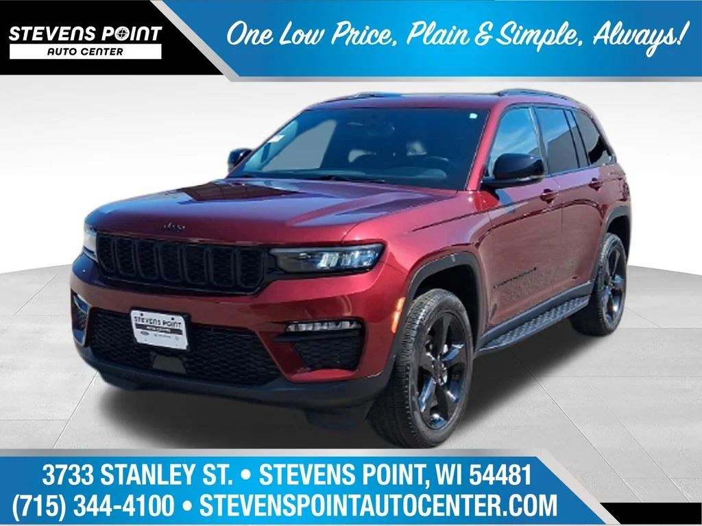 Used 2024 Velvet Red Pearlcoat Jeep Limited image 1