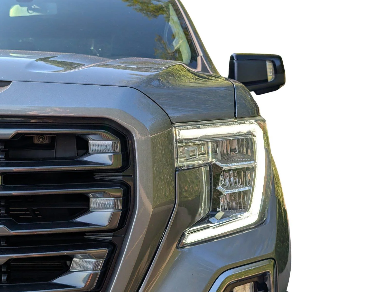 Used 2021 SATIN STEEL METALLIC GMC AT4 image 13