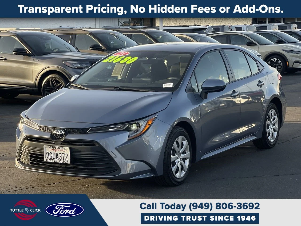 Used 2023 CELESTITE Toyota LE image 12