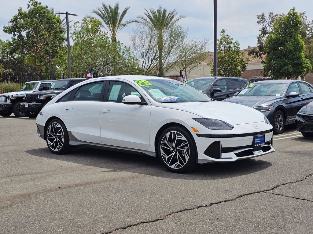 Certified 2023 Hyundai IONIQ 6 SEL with VIN KMHM34AA0PA024211 for sale in Moreno Valley, CA