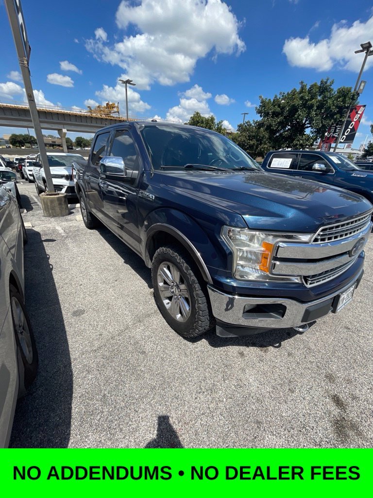 Used 2018 Blue Ford Lariat image 1