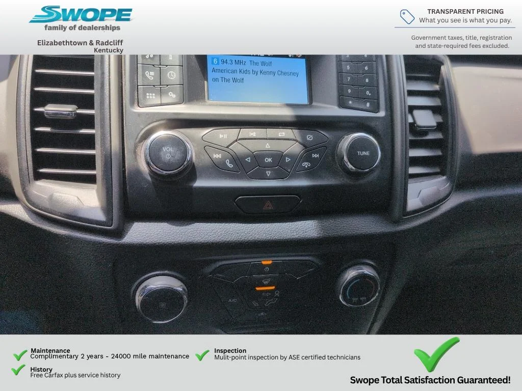 Used 2020 SHADOW BLACK Ford XL 2WD SuperCab 6' Box image 14