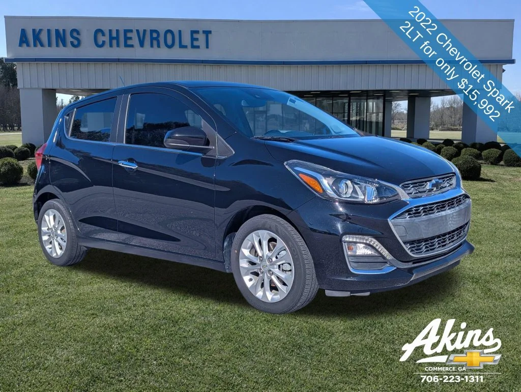 Used 2022 Chevrolet Spark 2LT with VIN KL8CF6SAXNC025815 for sale in Commerce, GA